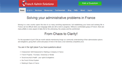 Desktop Screenshot of frenchadminsolutions.com